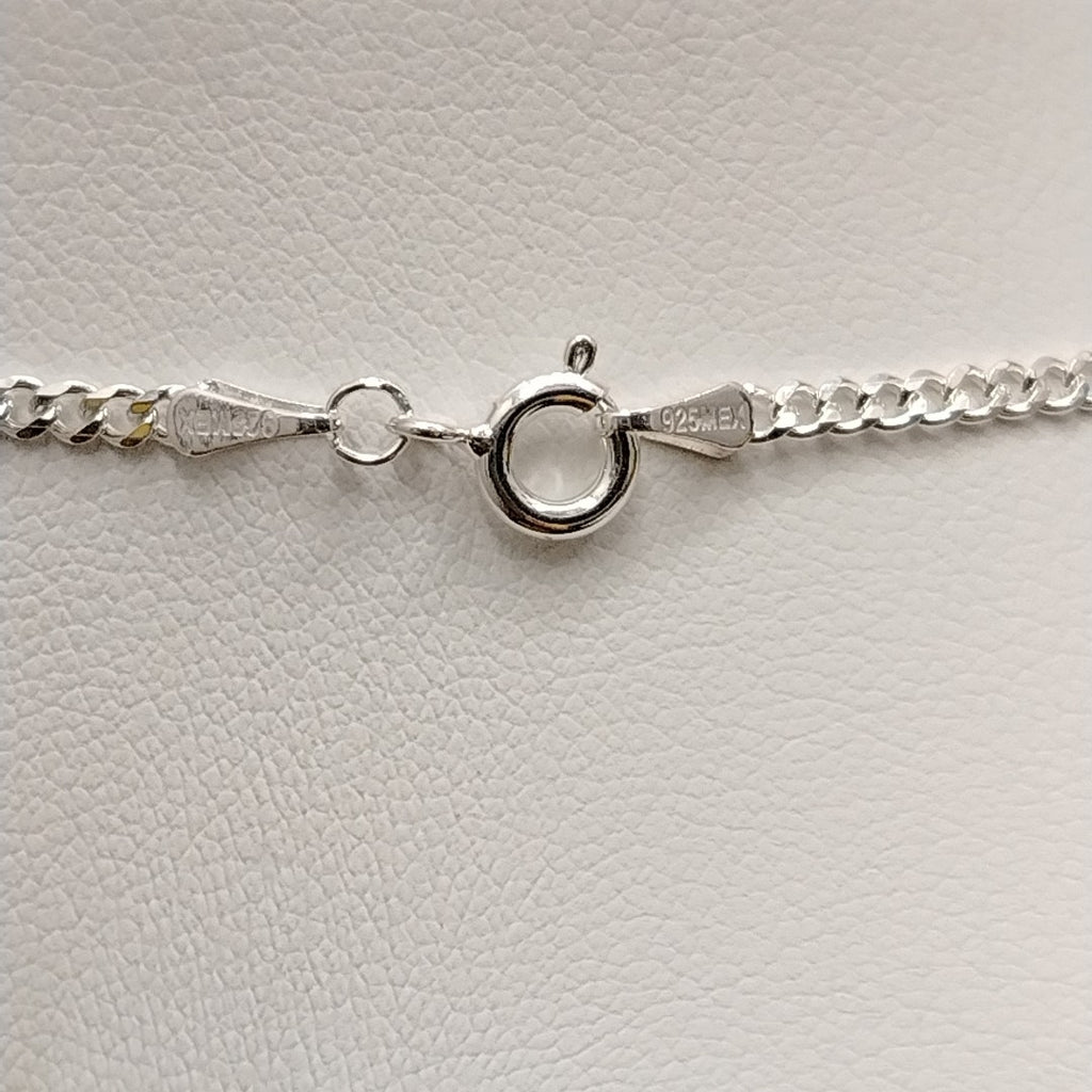CADENA TEJIDO BARBADO PLATA .925 55 CM 5.3 GR (NUEVO)