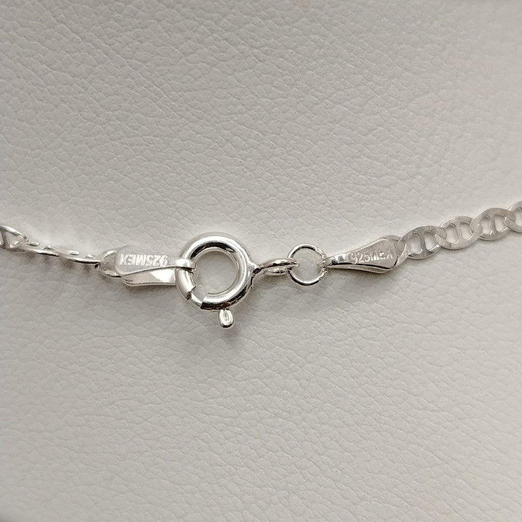 CADENA TEJIDO GUCHI PLATA .925 55 CM 3.4 GR (NUEVO)