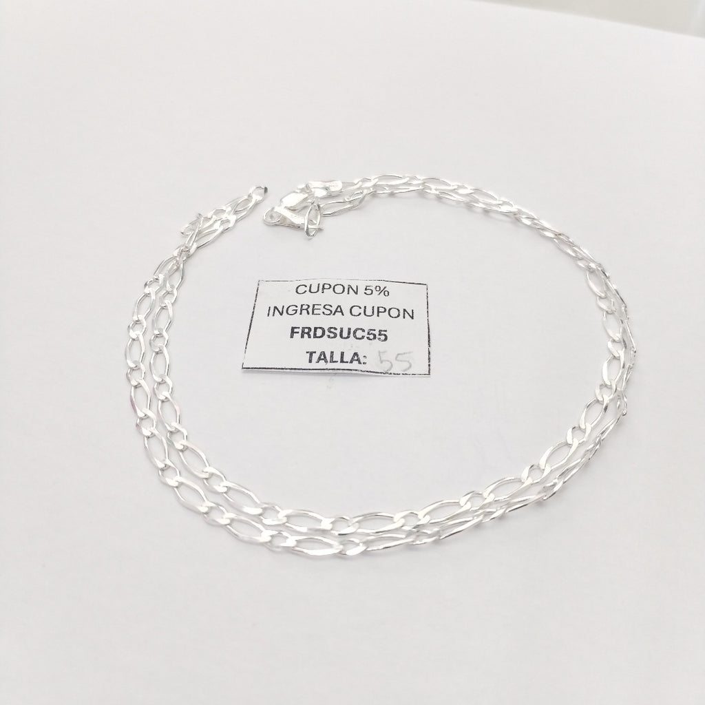 CADENA 1X1 PLATA .925 55 CM 6.72 GR (NUEVO)
