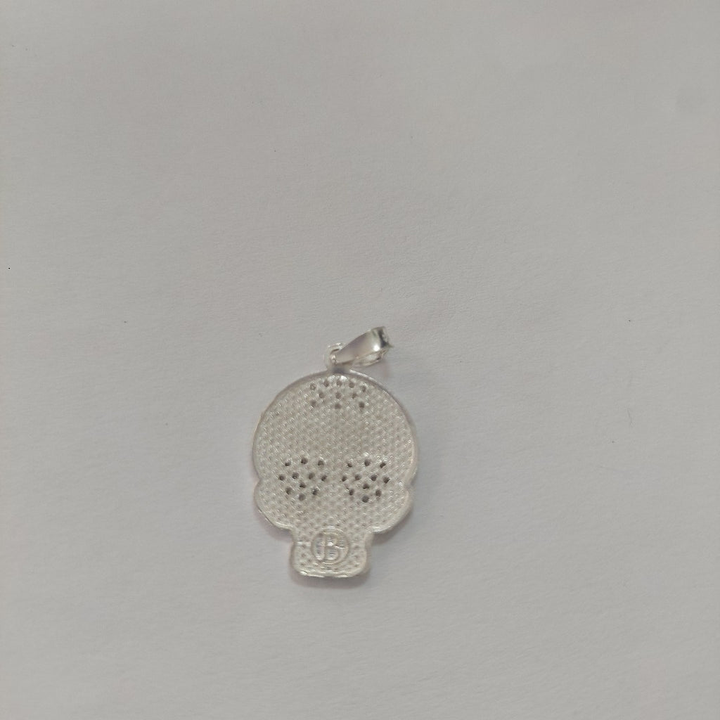 DIJE CALAVERA CON CIRCONIAS PLATA .925 2.5 GR (NUEVO)