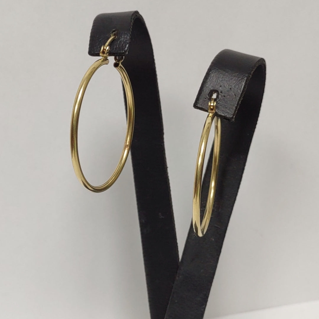 ARRACADAS PAR ORO 14 K 3.3 GRMS (SEMINUEVO)