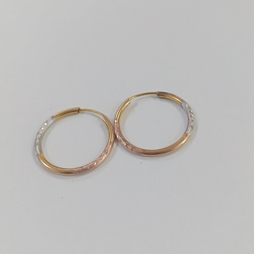 ARRACADAS PAR ORO COMBINADO 10 K 1.3 GRMS (SEMINUEVO)