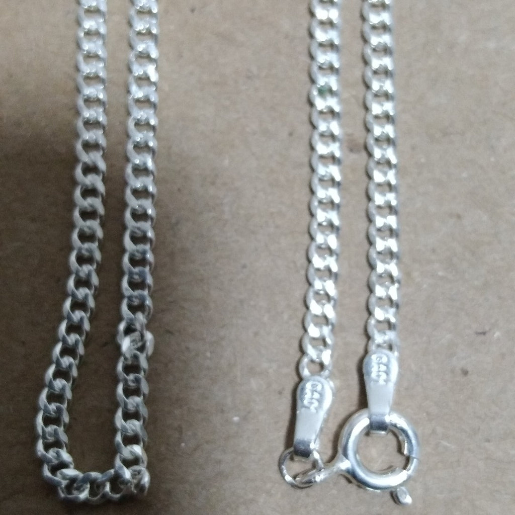 CADENA BARBADA PLATA .925 60 CM 6.63 GR (NUEVO)
