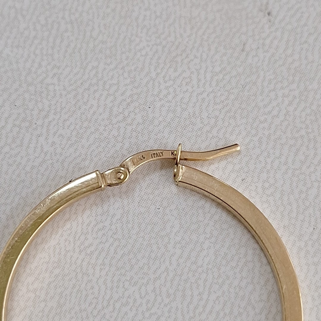ARRACADAS PAR ORO 14 K 2.7 GRMS (SEMINUEVO)