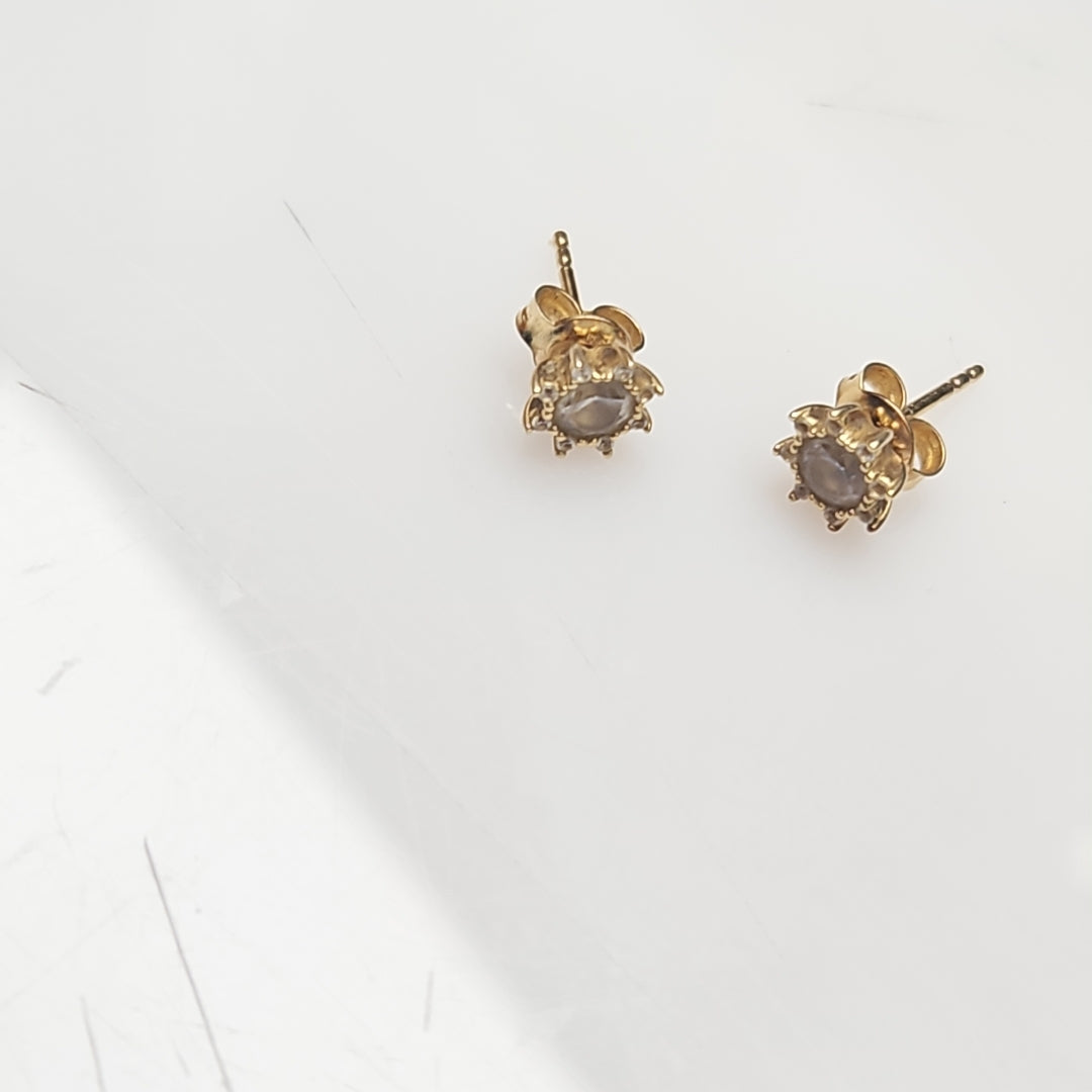 BROQUELES PAR ORO 14 K 1.6 GRMS (SEMINUEVO)