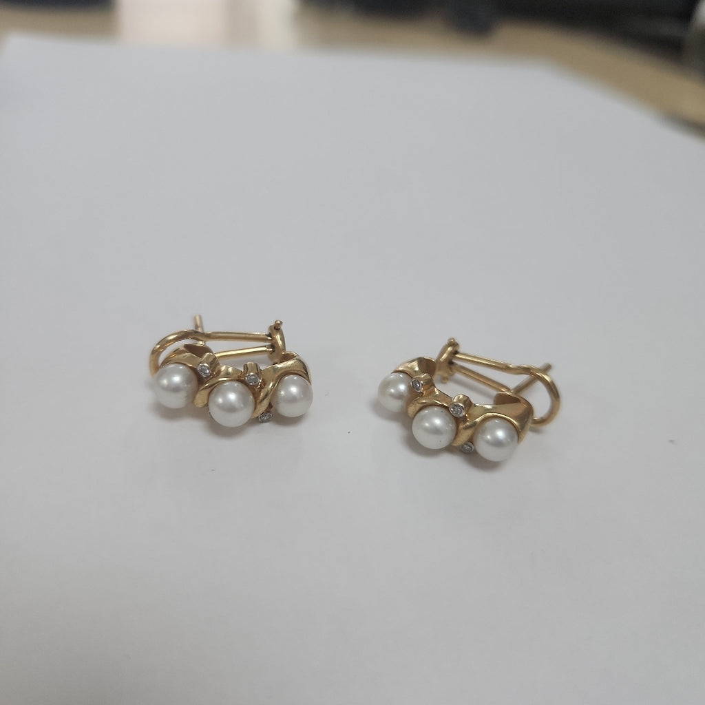 ARETES PAR ORO 14 K 9.8 GRMS (SEMINUEVO)