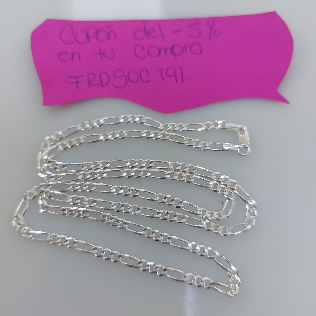 CADENA 3X1 PLATA .925 60 CM 7.92 GR (NUEVO)