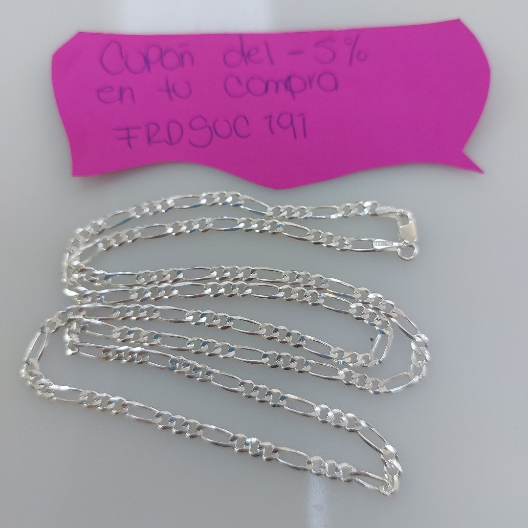 CADENA 3X1 PLATA .925 60 CM 7.92 GR (NUEVO)