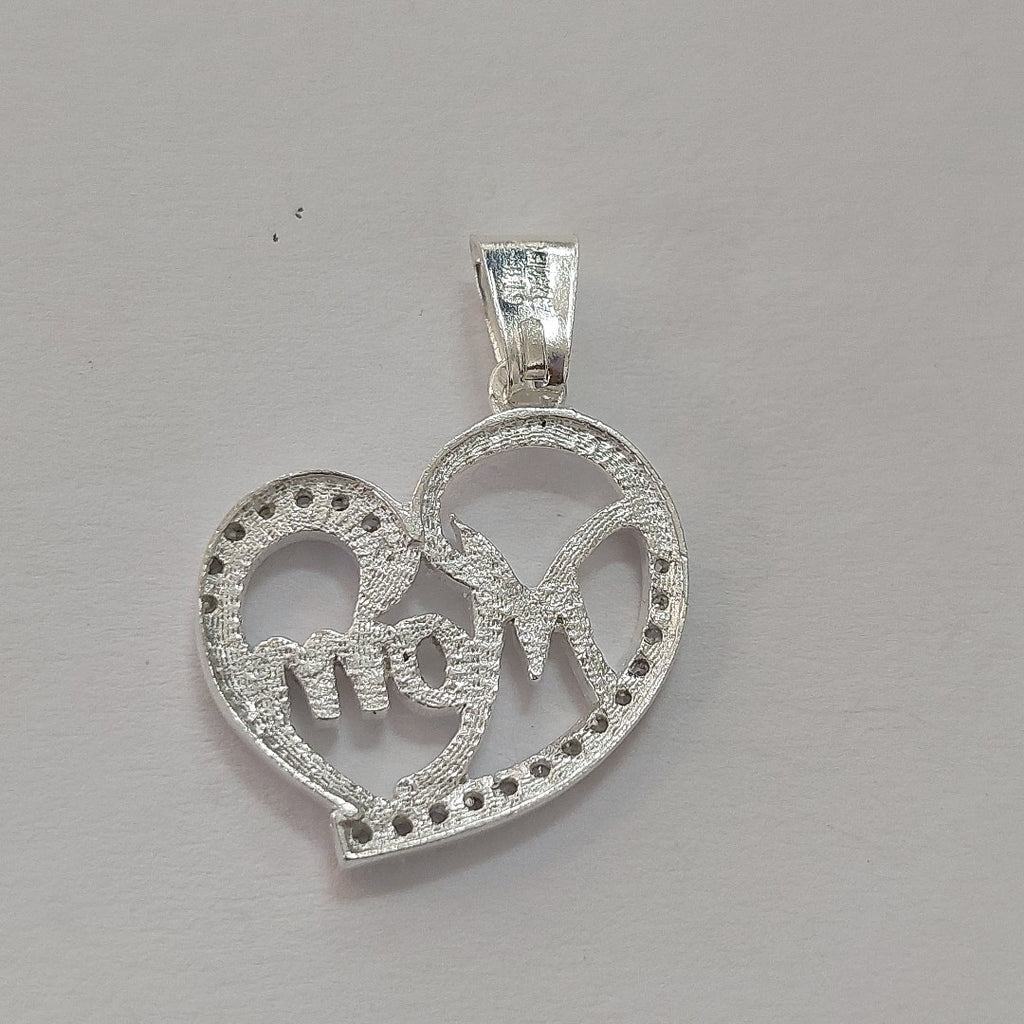 DIJE CORAZON C/CIRCONIAS PLATA .925 3.1 GR (NUEVO)