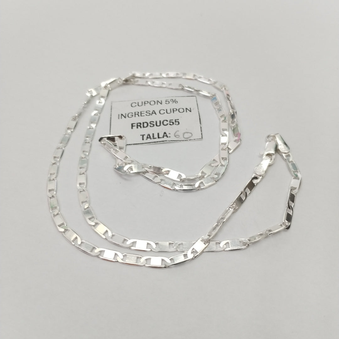 CADENA GUCHI PLATA .925 60 CM 10.73 GR (NUEVO)