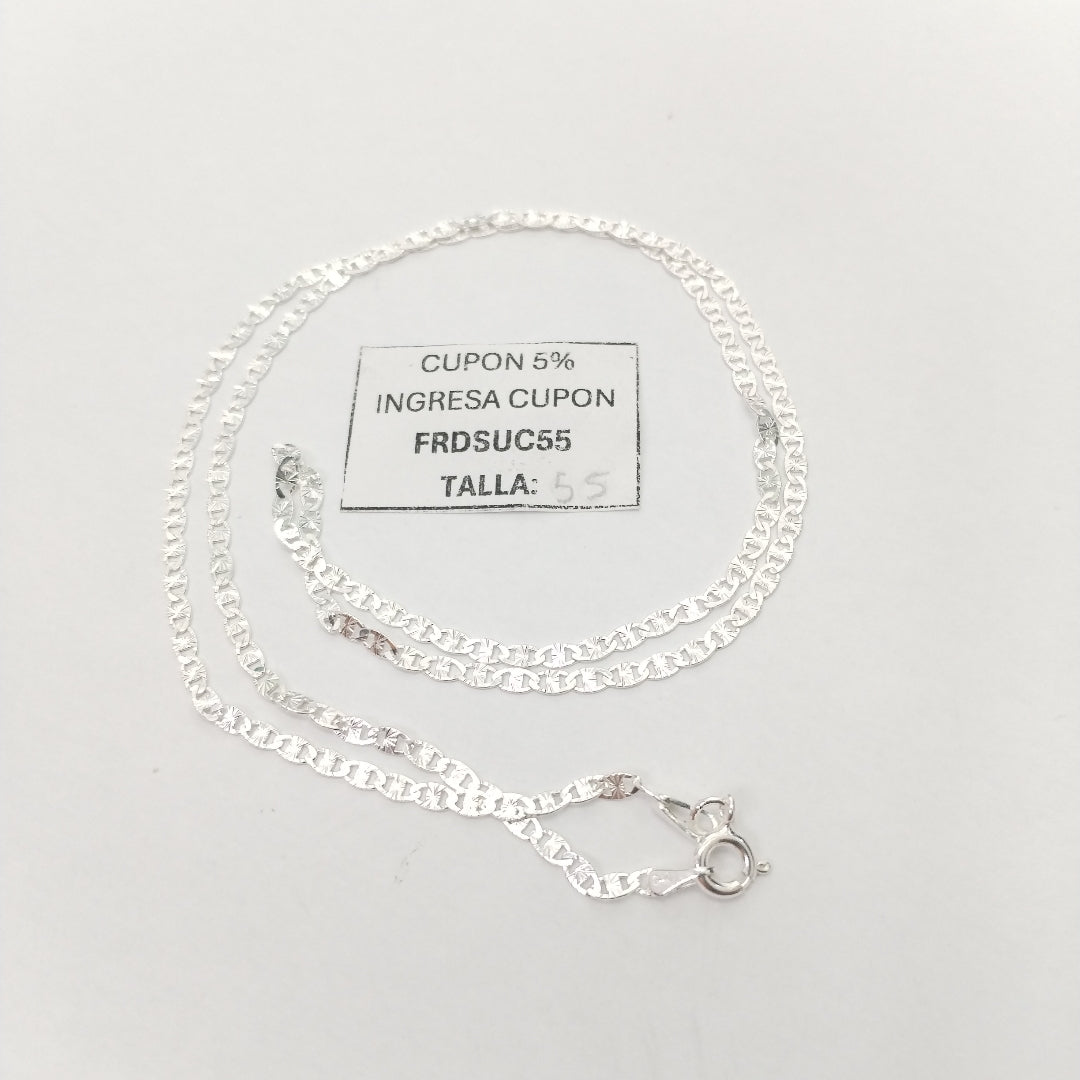 CADENA GUCHI PLATA .925 55 CM 3.82 GR (NUEVO)
