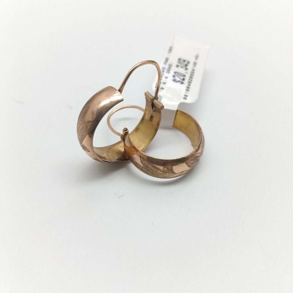 ARRACADAS PAR ORO 10 K 4 GRMS (SEMINUEVO)
