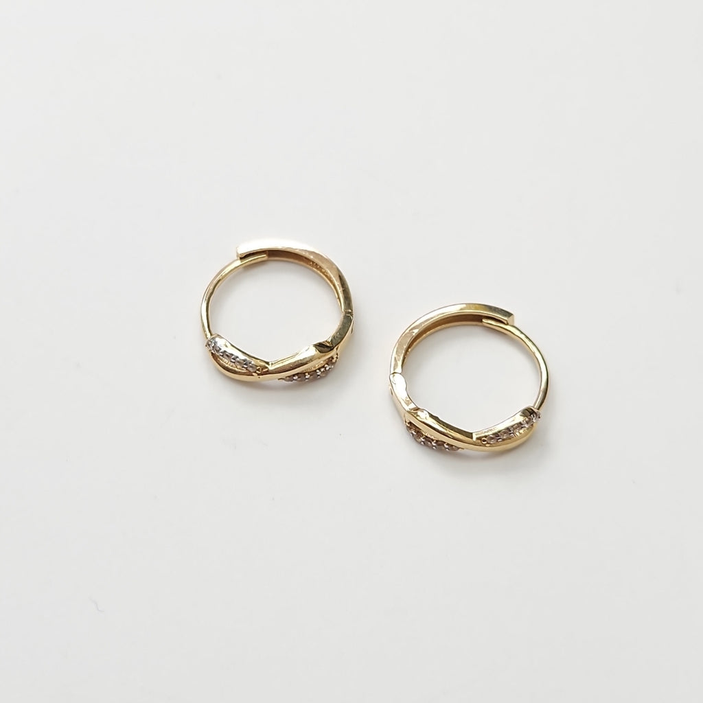 ARRACADAS PAR ORO 14 K 2.1 GRMS (SEMINUEVO)