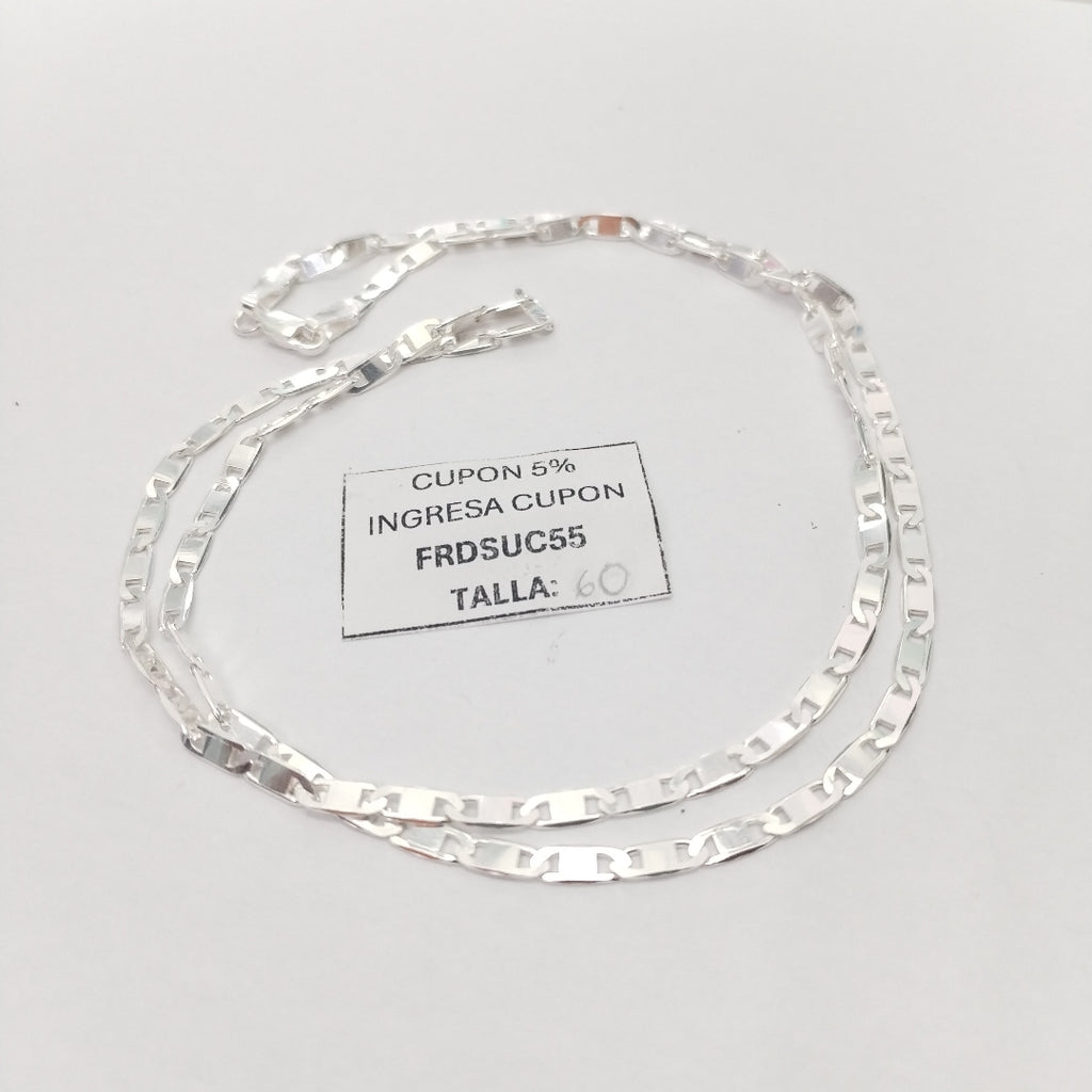 CADENA GUCHI PLATA .925 60 CM 10.63 GR (NUEVO)
