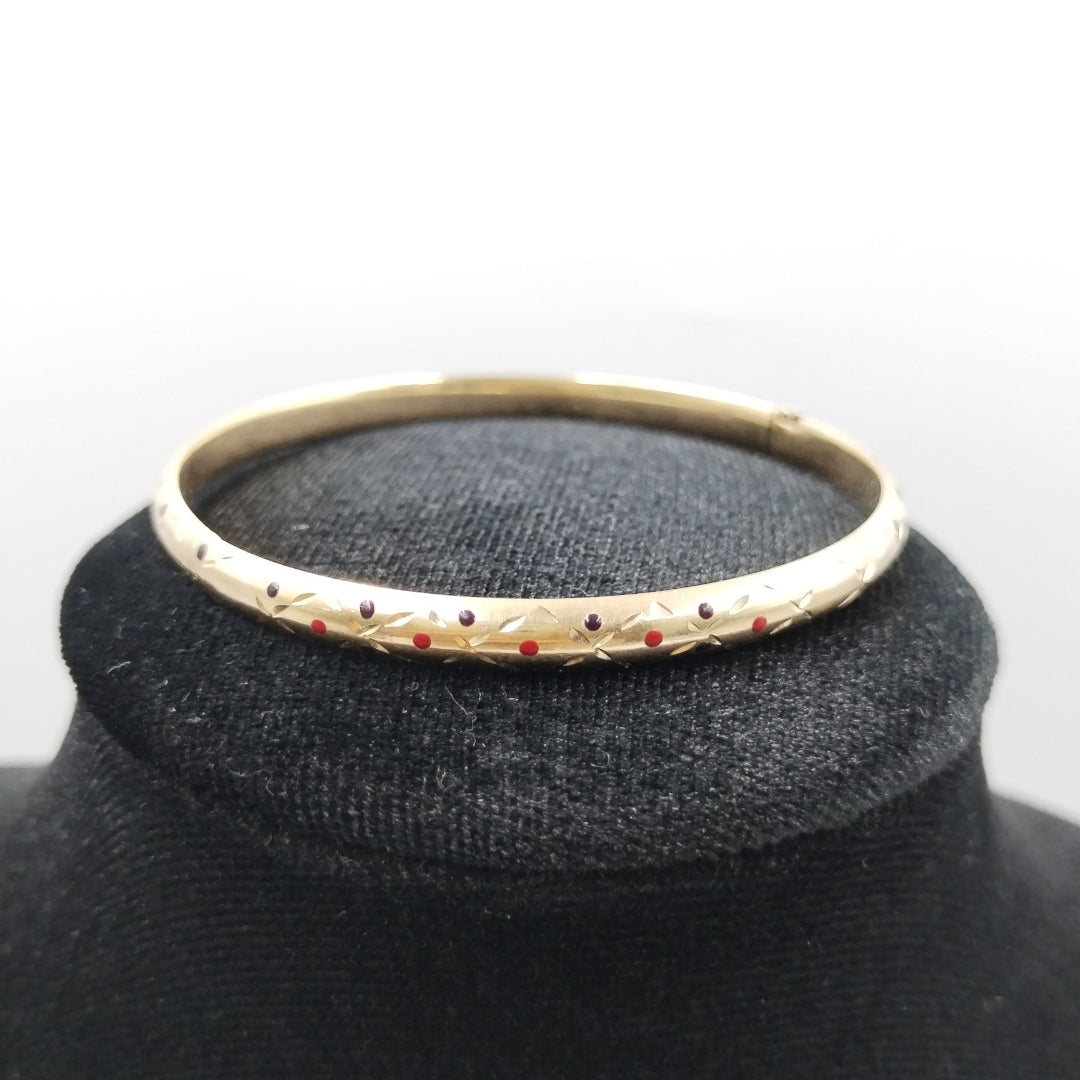 PULSERA RIGIDA ORO 14 K 6,00 GRMS (SEMINUEVO)