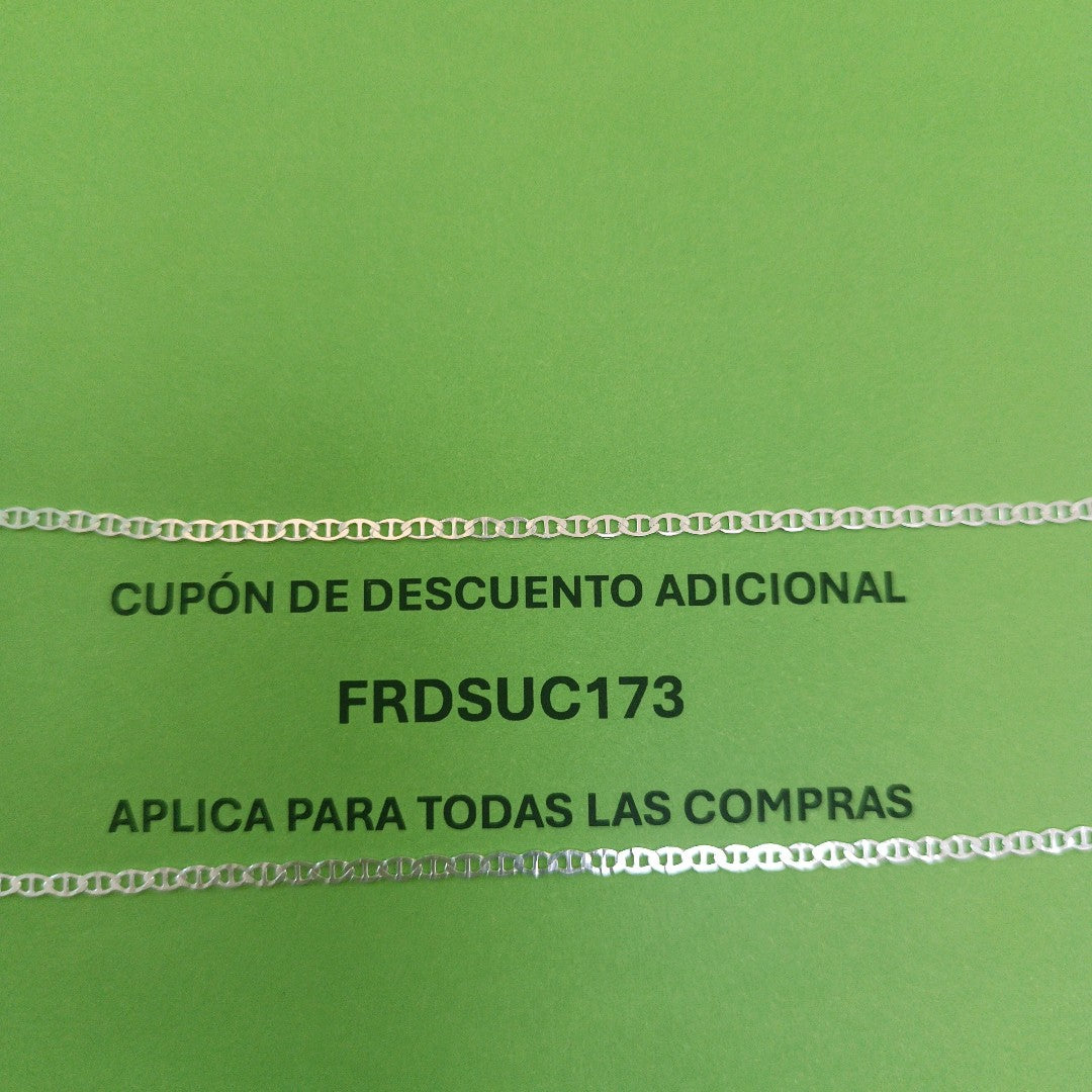 CADENA GUCHI PLATA .925 60 CM 3.73 GR (NUEVO)