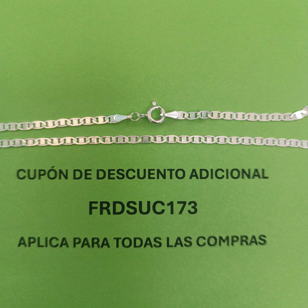 CADENA GUCHI PLATA .925 55 CM 5.32 GR (NUEVO)