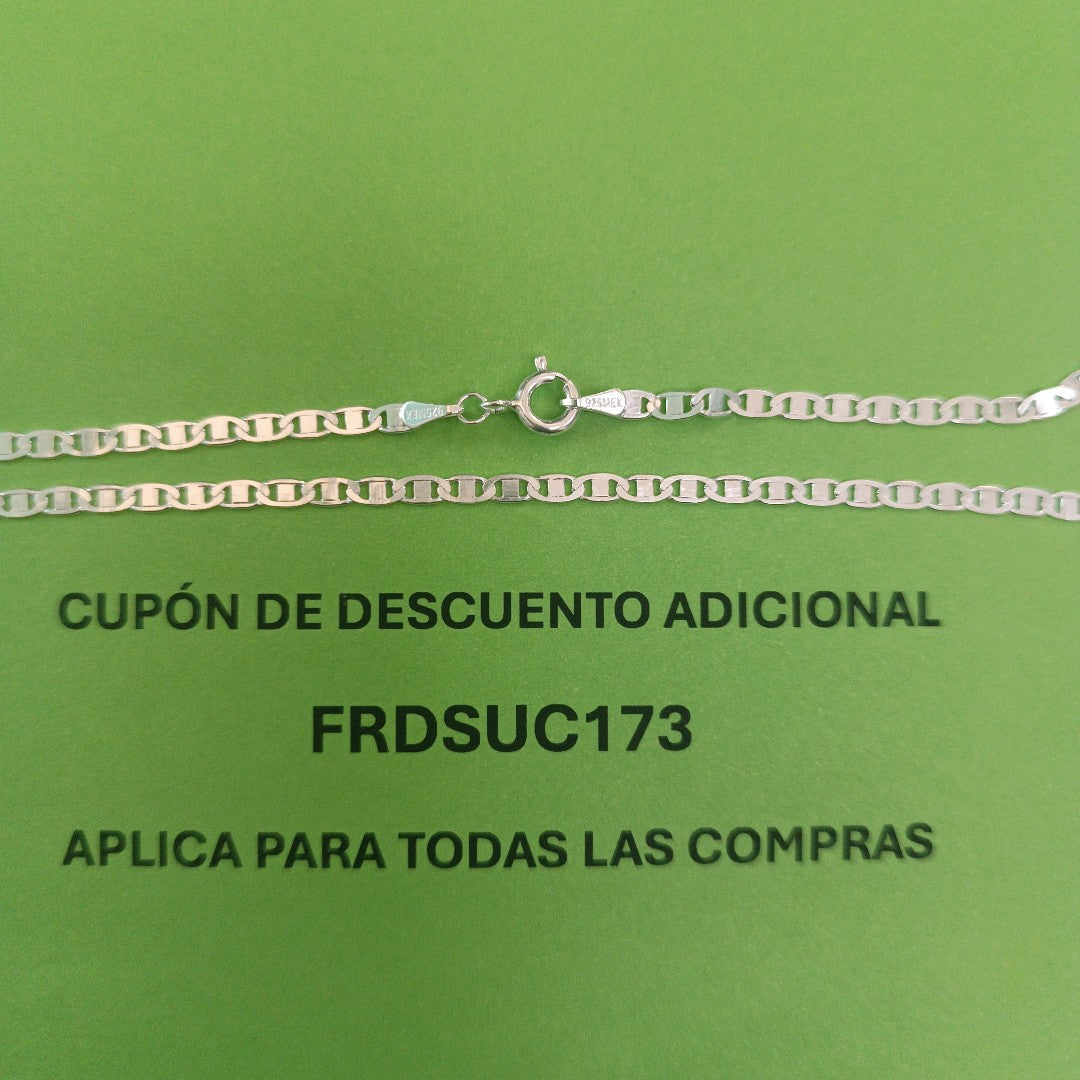 CADENA GUCHI PLATA .925 55 CM 5.32 GR (NUEVO)