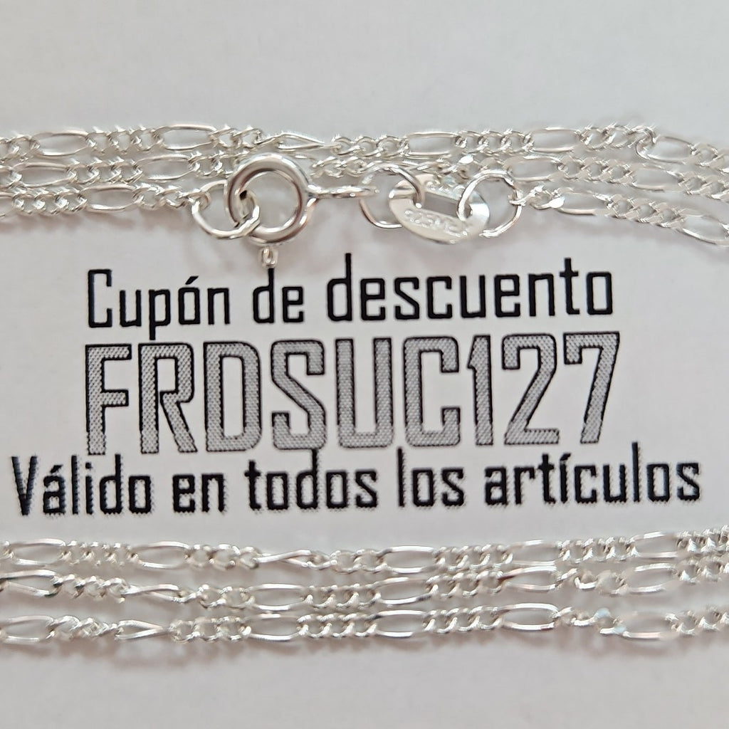 CADENA TEJIDO 3X1 PLATA .925 50 CM 2.1 GR (NUEVO)