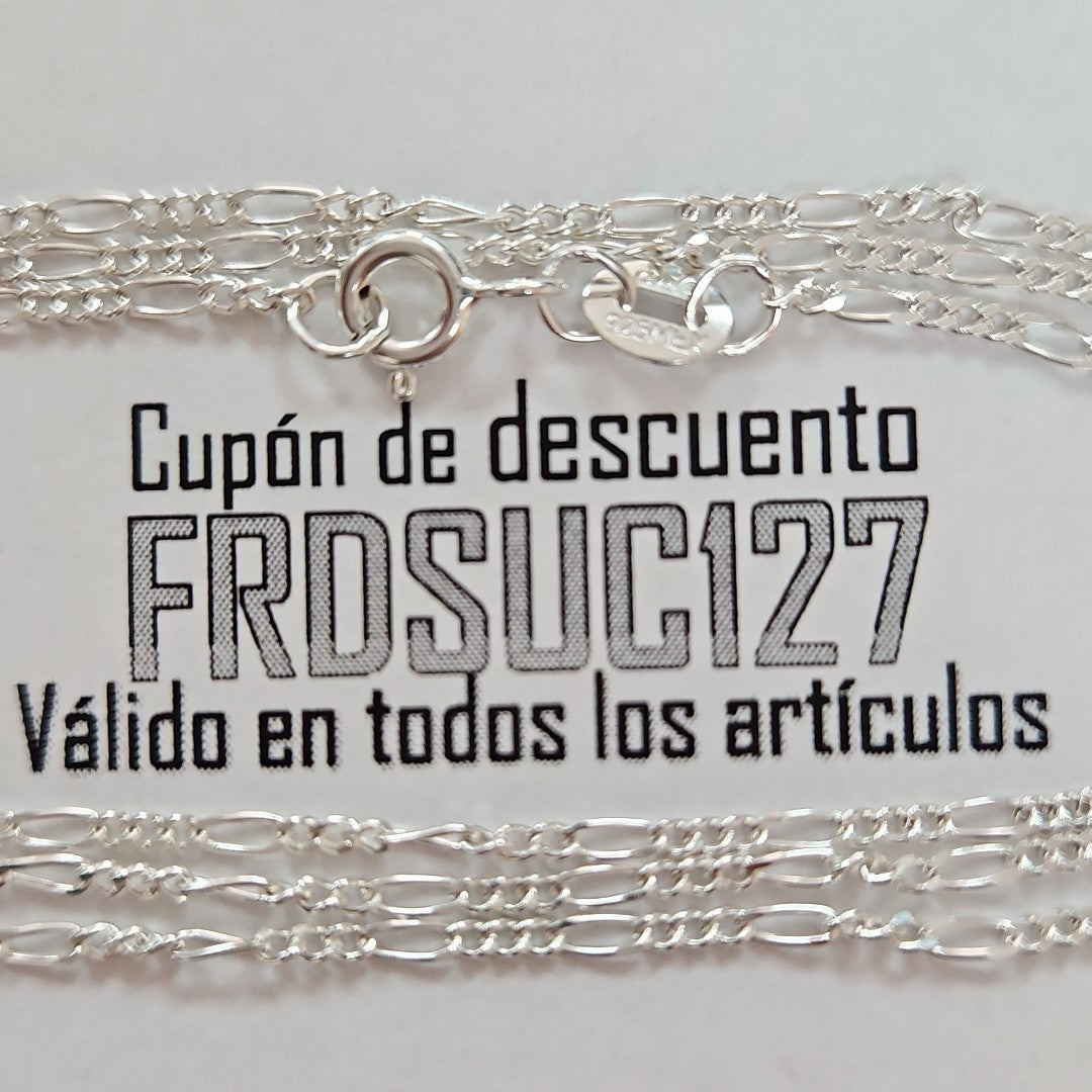 CADENA TEJIDO 3X1 PLATA .925 50 CM 2.1 GR (NUEVO)