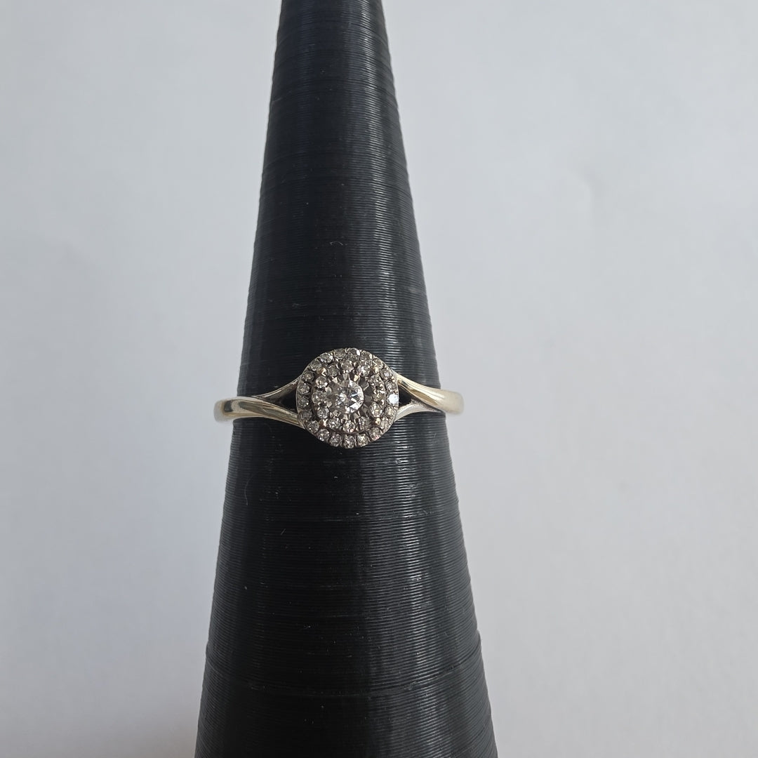 ANILLITO ORO BLANCO 14 K 2.2 GRMS (SEMINUEVO)