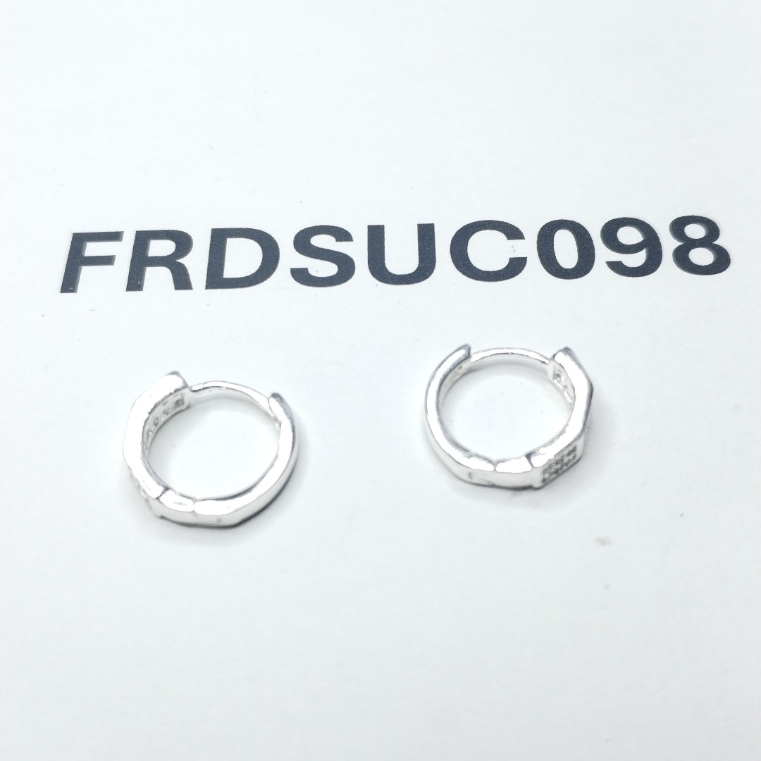 ARRACADAS C/CIRCONIAS PLATA .925 2.5 GR (NUEVO)