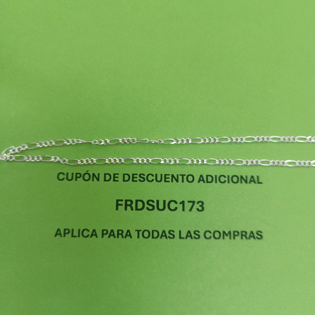CADENA 3X1 PLATA .925 60 CM 5.22 GR (NUEVO)