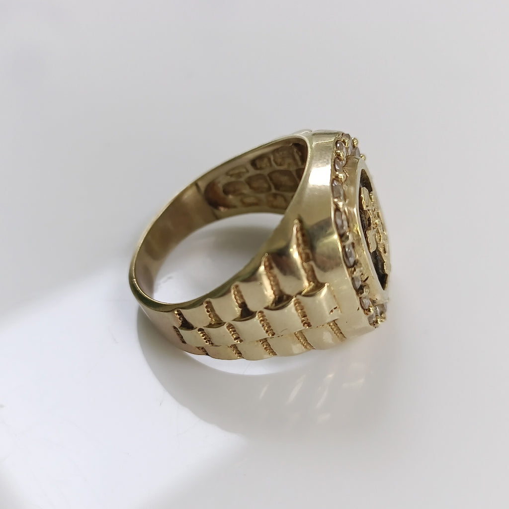 ANILLO ORO 10 K 9,40 GRMS (SEMINUEVO)