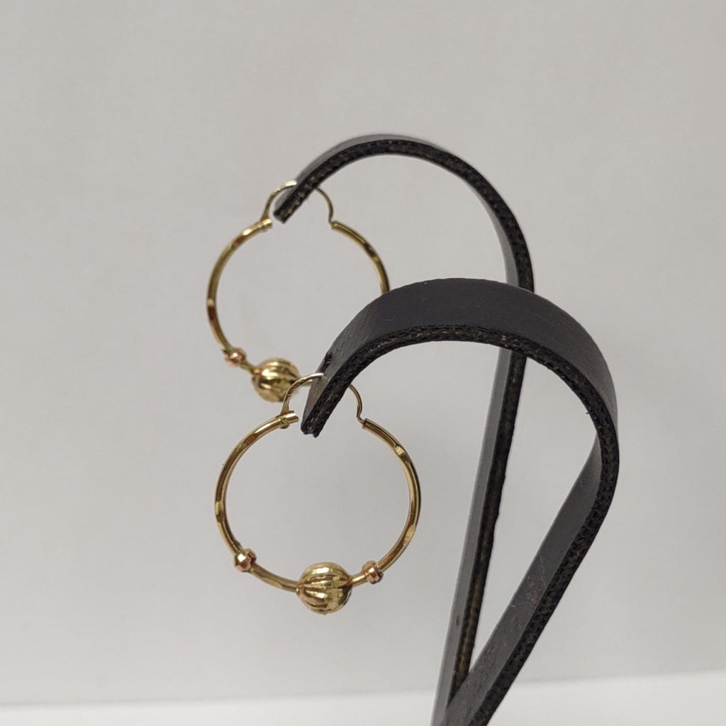ARRACADAS PAR ORO 14 K 2.4 GRMS (SEMINUEVO)