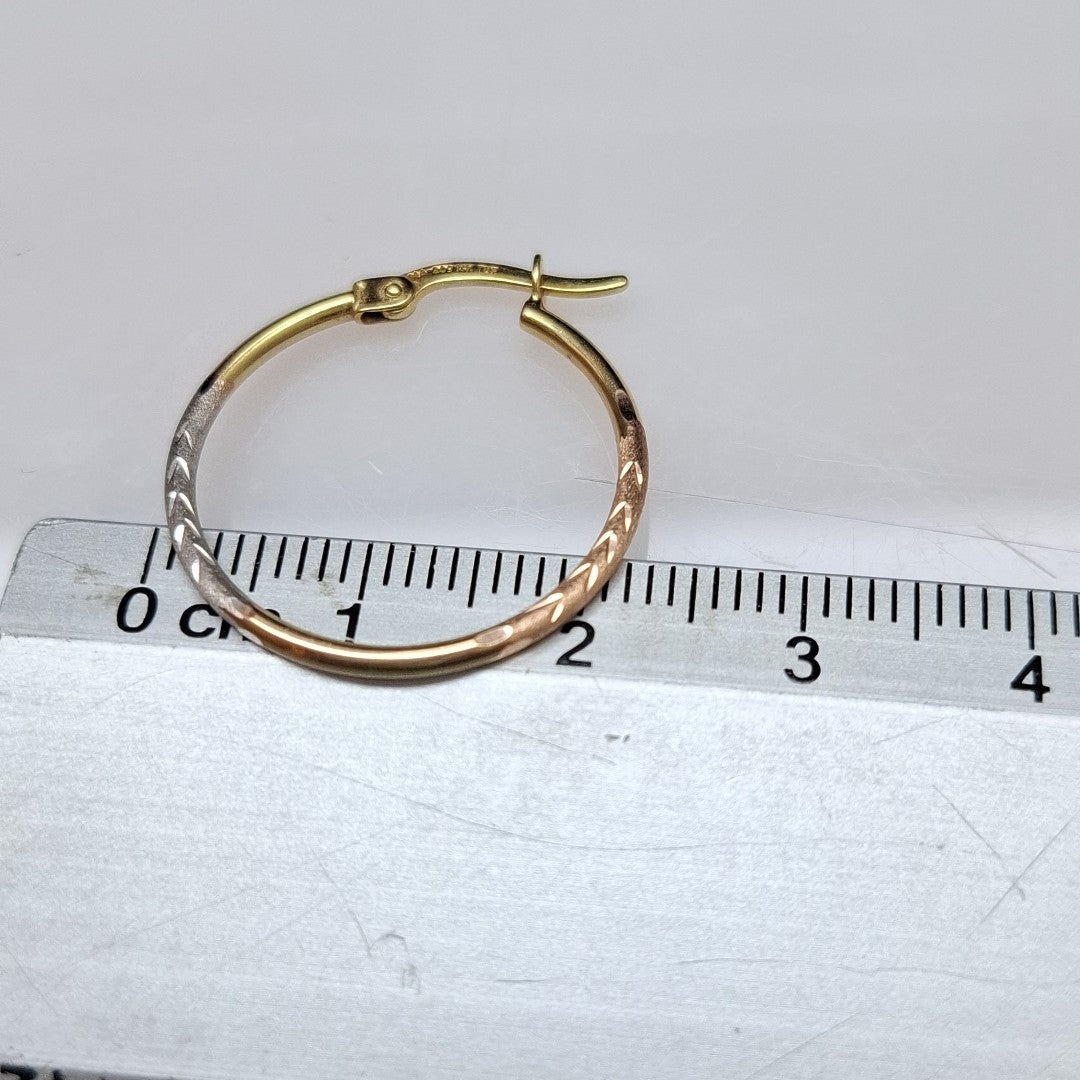 ARRACADAS PAR ORO 14 K 1.4 GRMS (SEMINUEVO)