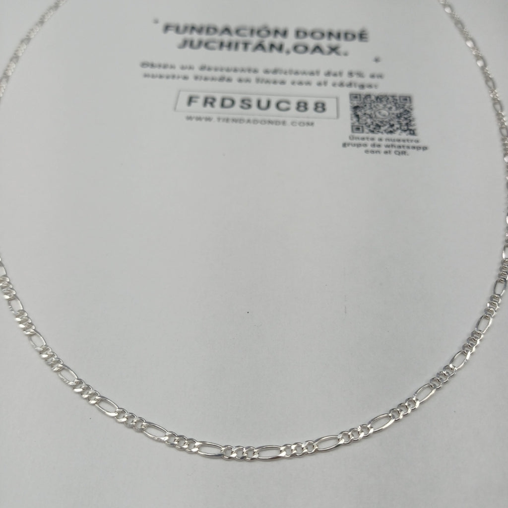 CADENA 3X1 PLATA .925 60 CM 5.32 GR (NUEVO)