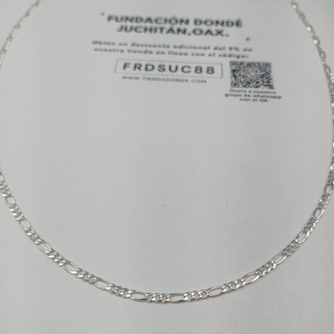 CADENA 3X1 PLATA .925 60 CM 5.32 GR (NUEVO)
