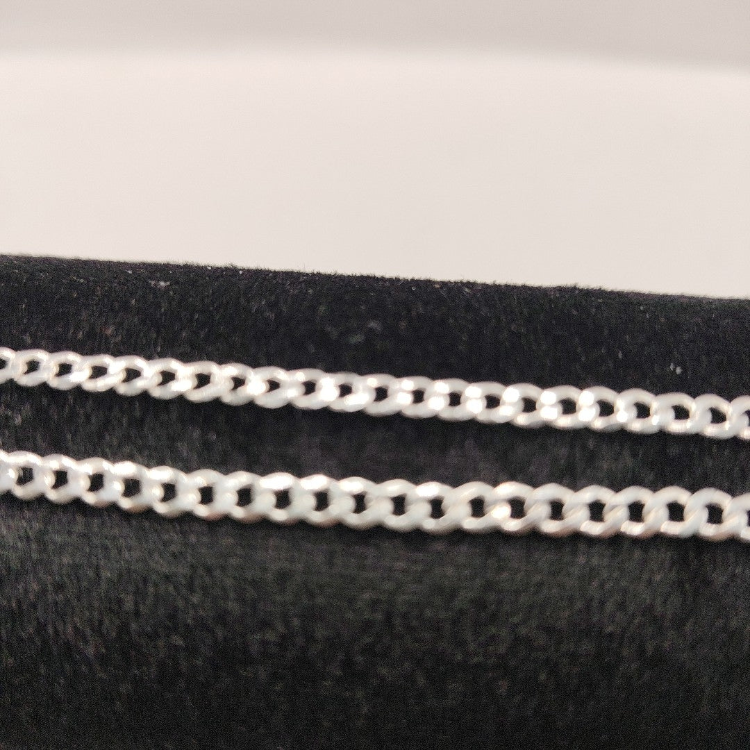 CADENA BARBADA PLATA .925 50 CM 7.92 GR (NUEVO)