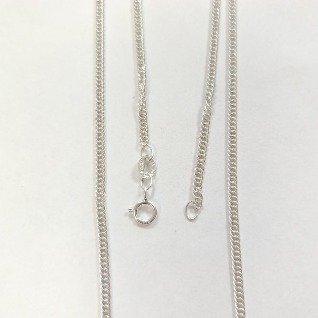 CADENA BARBADA PLATA .925 50 CM 4.12 GR (NUEVO)