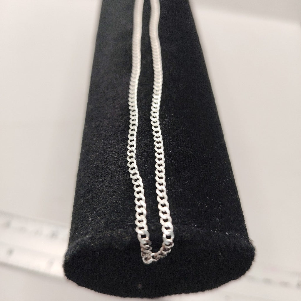 CADENA BARBADA PLATA .925 50 CM 4.72 GR (NUEVO)
