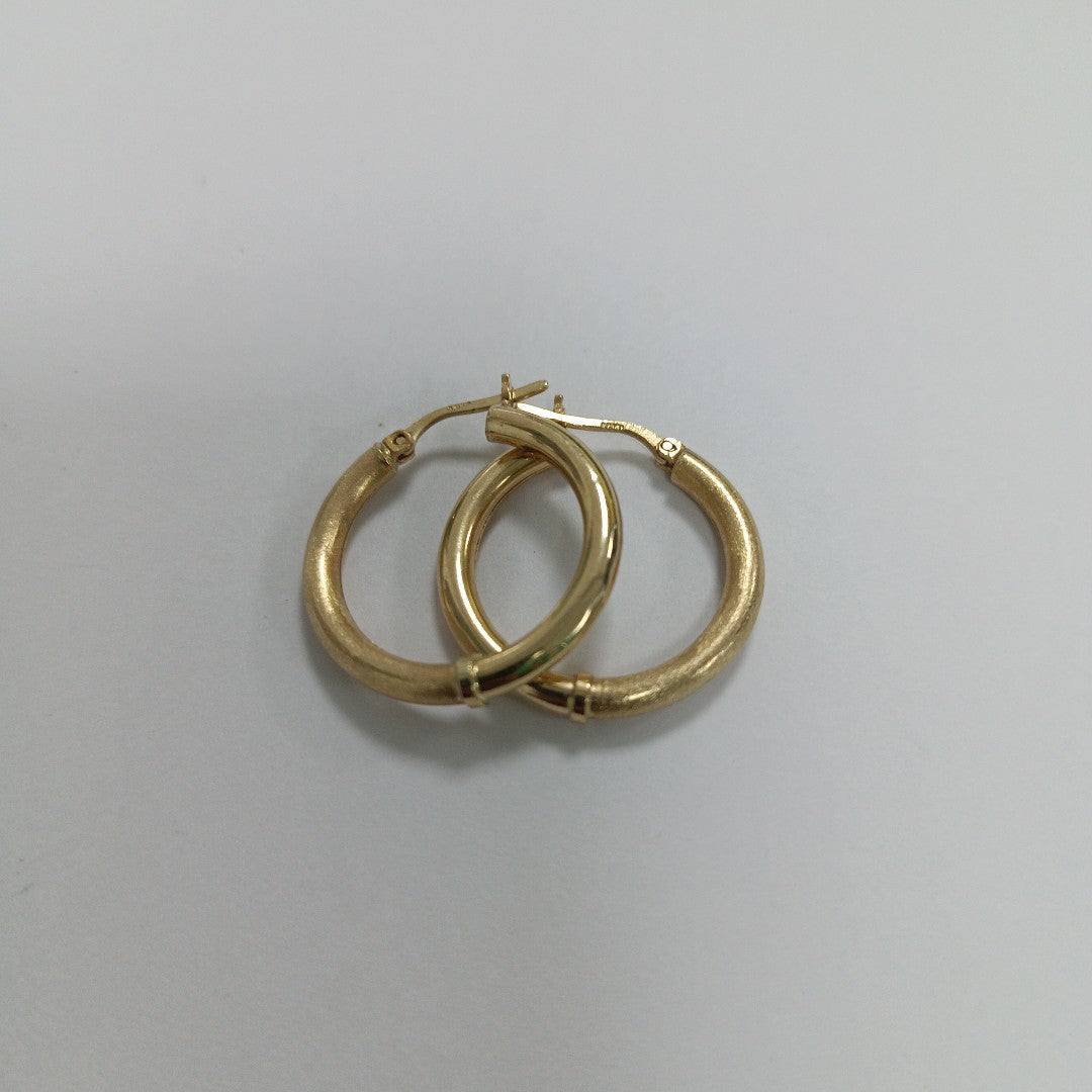 ARRACADAS PAR ORO 14 K 3.5 GRMS (SEMINUEVO)