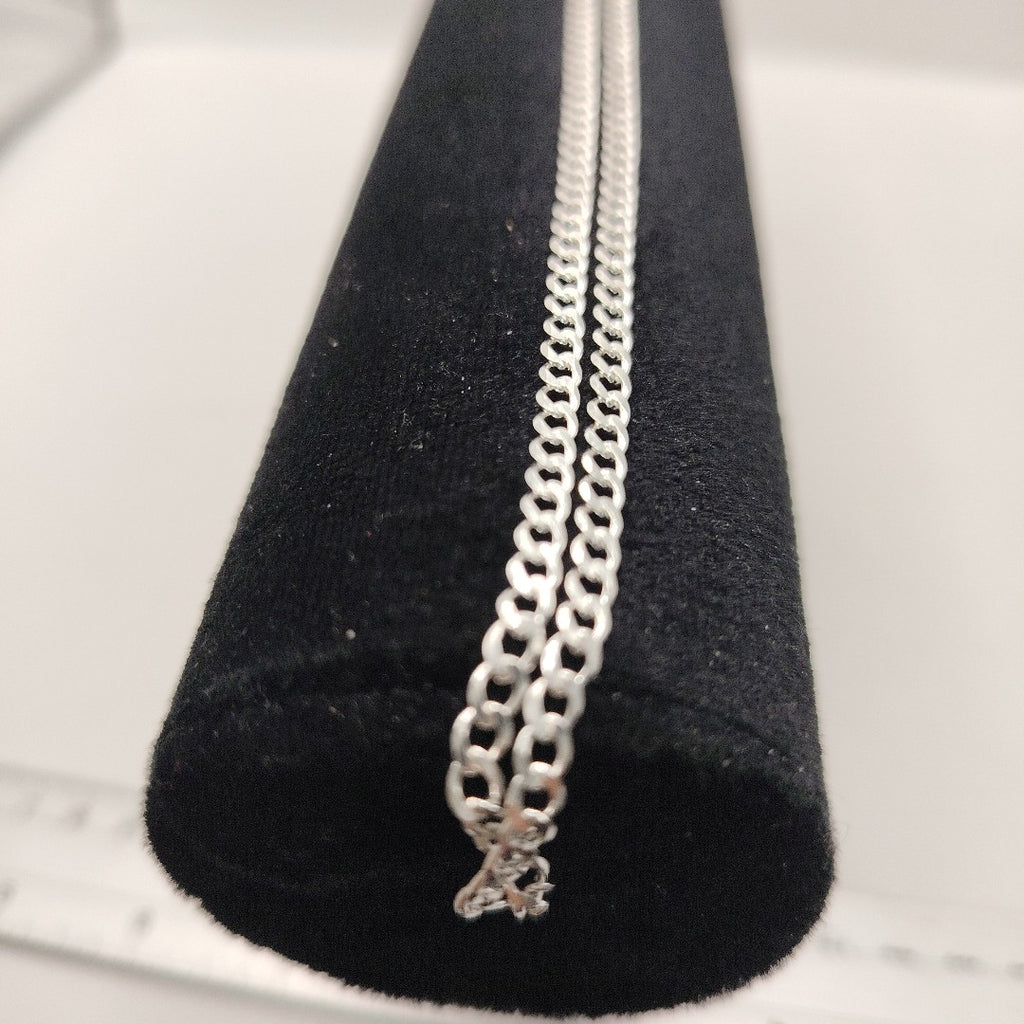 CADENA BARBADA PLATA .925 50 CM 7.92 GR (NUEVO)