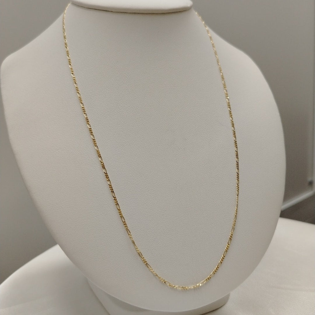 CADENAS TEJIDO 3X1 ORO 14K 55 CM 2.7 GR (NUEVO)