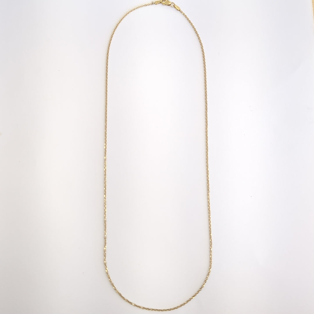 CADENA ORO 14 K 2,80 GRMS (SEMINUEVO)