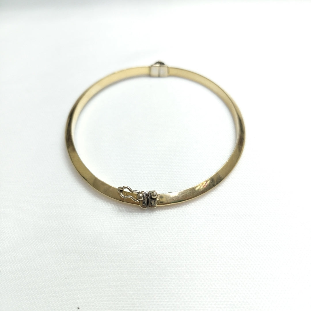 PULSERA RIGIDA ORO 14 K 5.4 GRMS (SEMINUEVO)