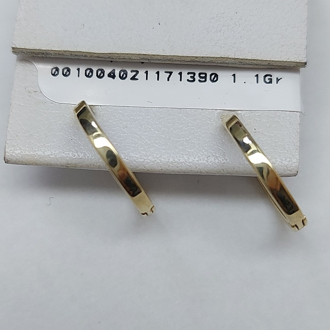 ARRACADAS PAR ORO 14 K 1.1 GRMS (SEMINUEVO)