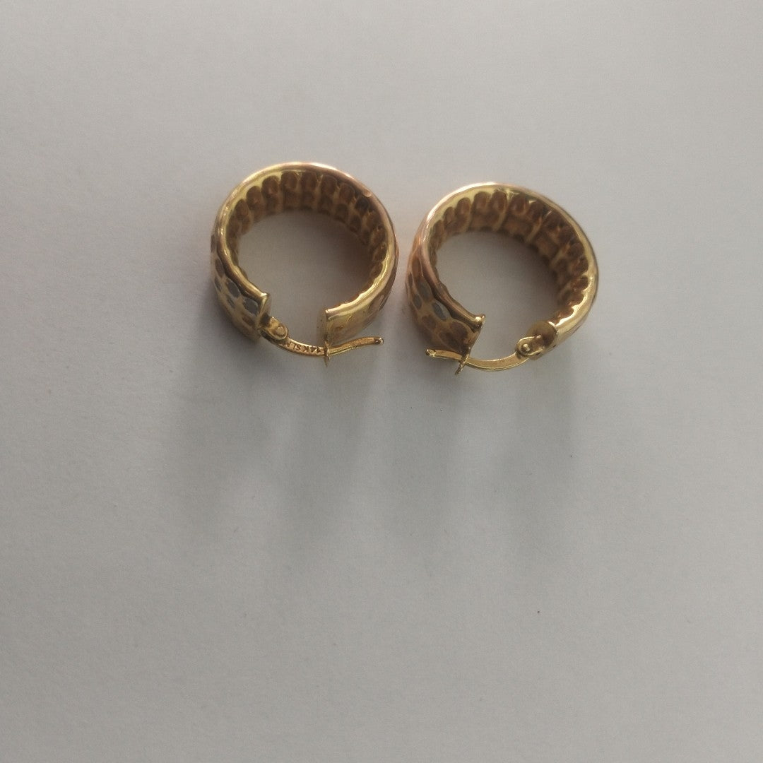 ARRACADAS PAR ORO 14 K 5.3 GRMS (SEMINUEVO)