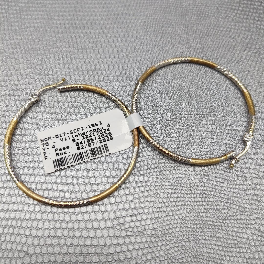 ARRACADAS PAR ORO 14 K 4,10 GRMS (SEMINUEVO)