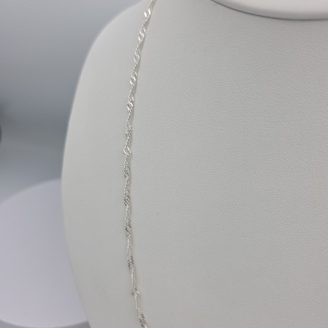 CADENA MEDIO TZL PLATA .925 55 CM 4.12 GR (NUEVO)