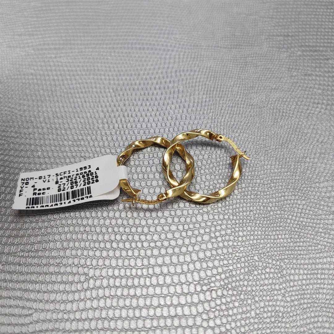 ARRACADAS PAR ORO 14 K 2,90 GRMS (SEMINUEVO)