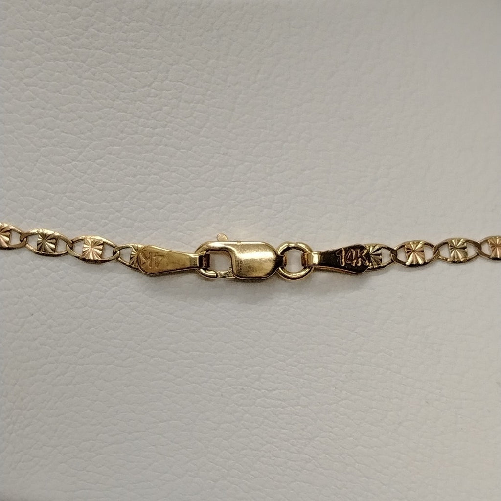 CADENA TEJIDO MARINERO 3.81GR 60 CM (NUEVO)