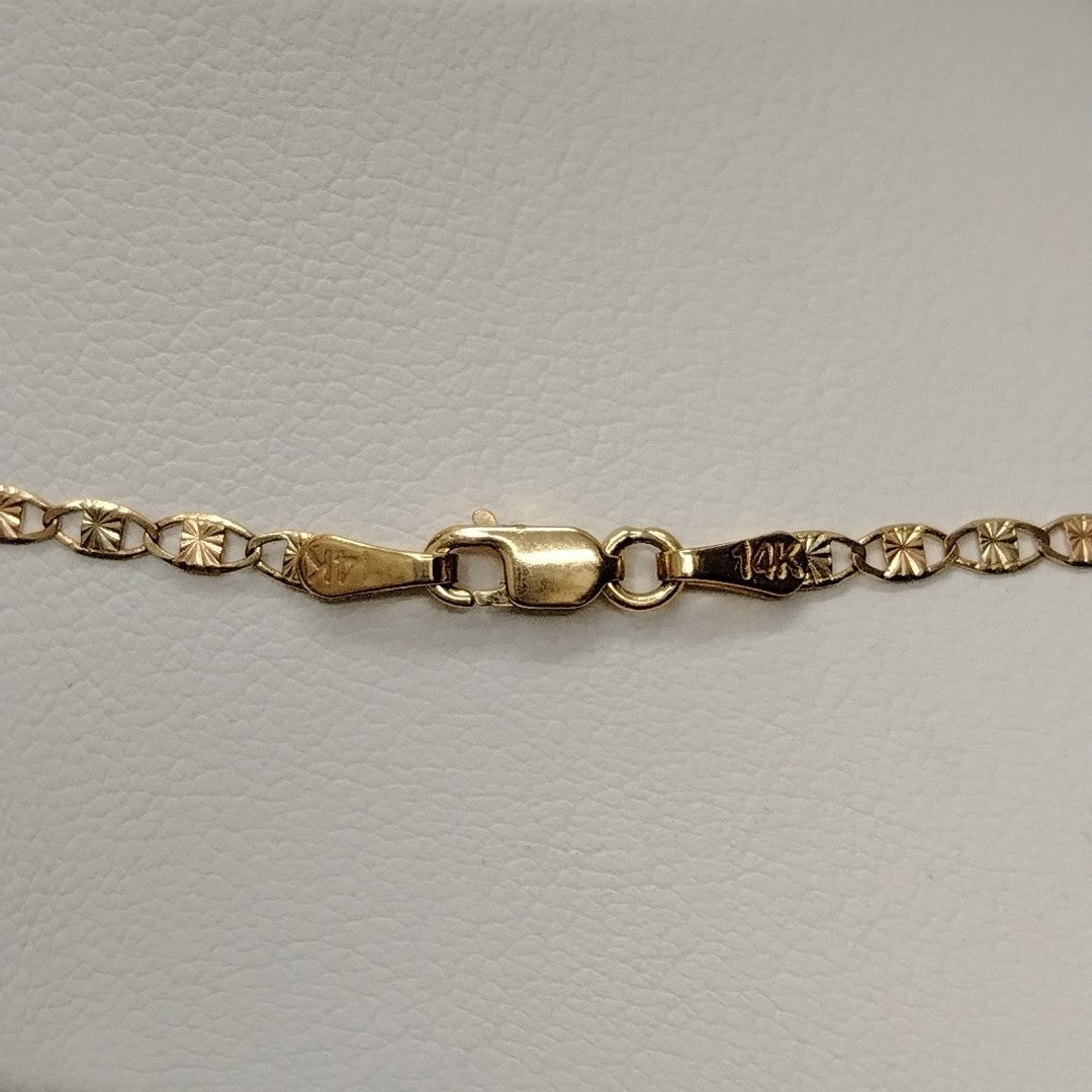 CADENA TEJIDO MARINERO 3.81GR 60 CM (NUEVO)