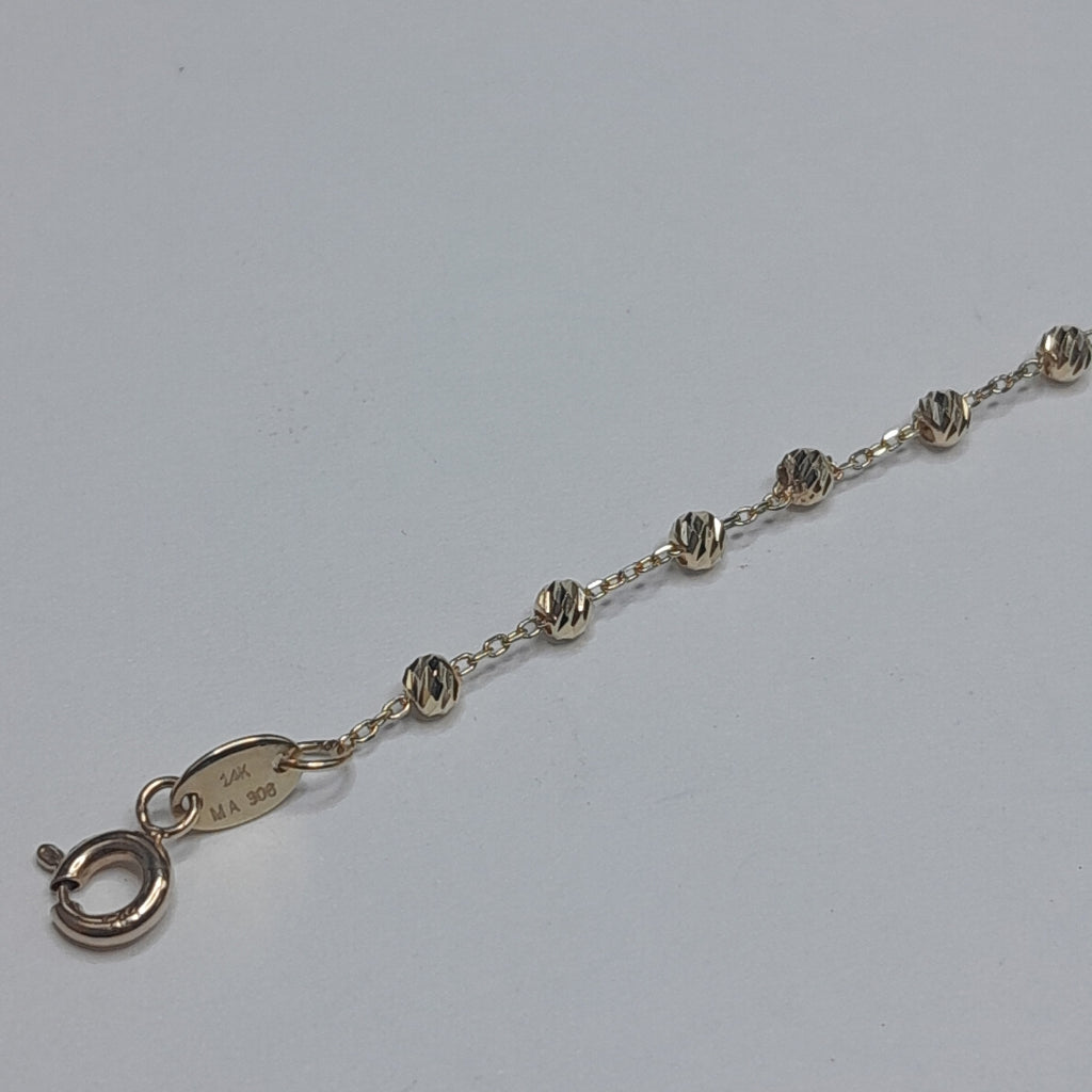 PULSERAS DAMA ORO 14K 1.2 (NUEVO)