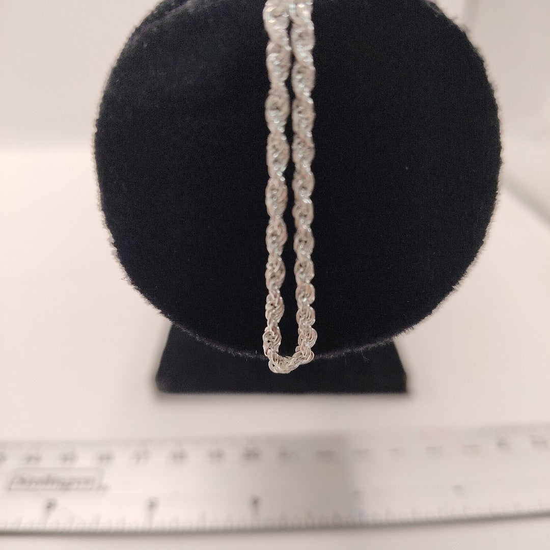 CADENA TORZAL PLATA .925 50 CM 8.52 GR (NUEVO)
