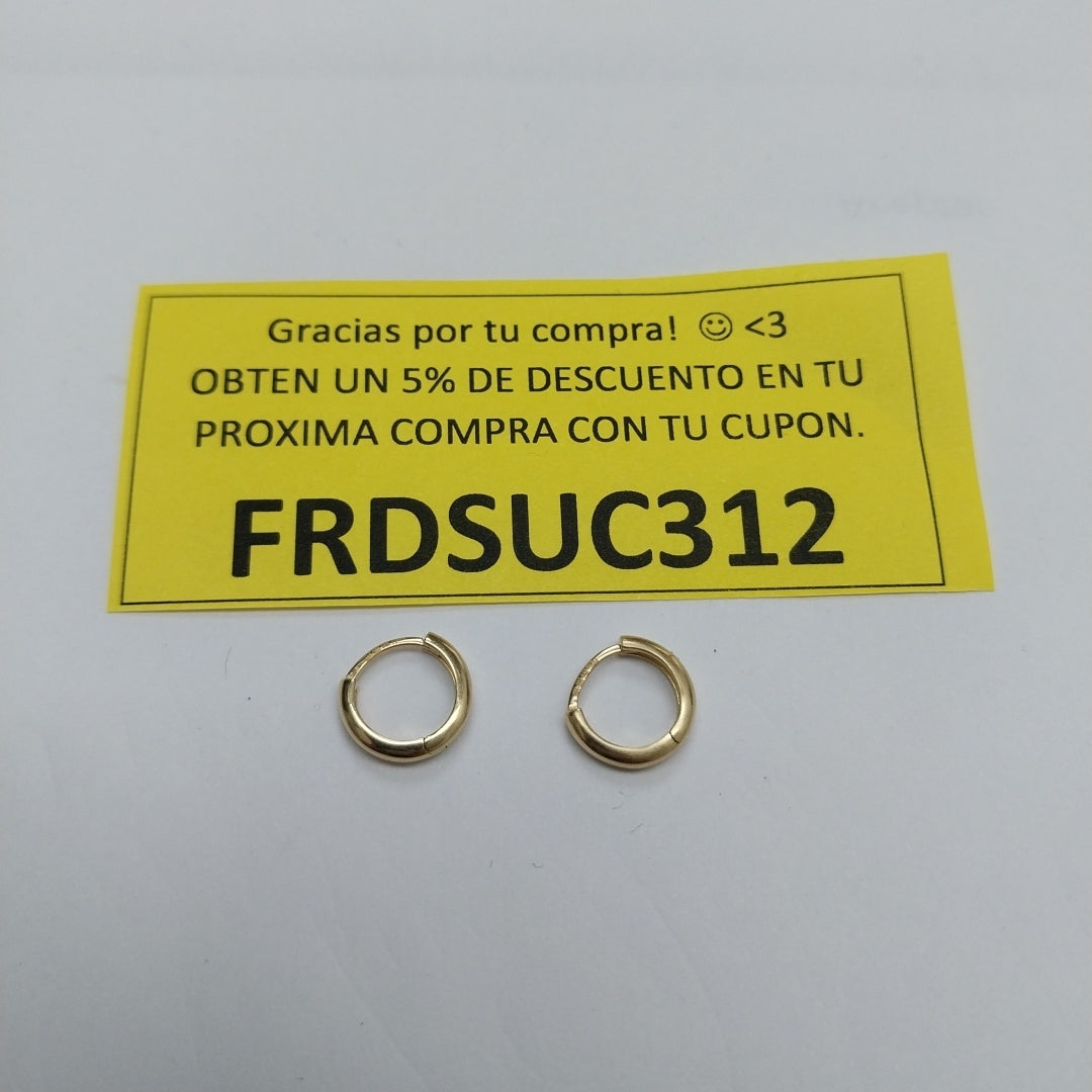 HUGGIES ORO 14K 1.1 (NUEVO)